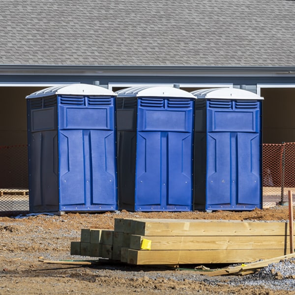 can i customize the exterior of the porta potties with my event logo or branding in Palmyra